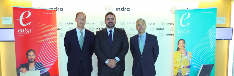 Enisa e Indra firman un convenio para impulsar el ecosistema emprendedor