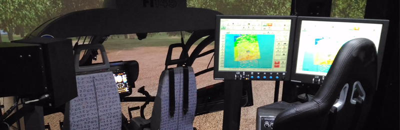 Indra develops world's first simulator for the H145 helicopter, that´s already "flying" at the Airbus training center in Germany