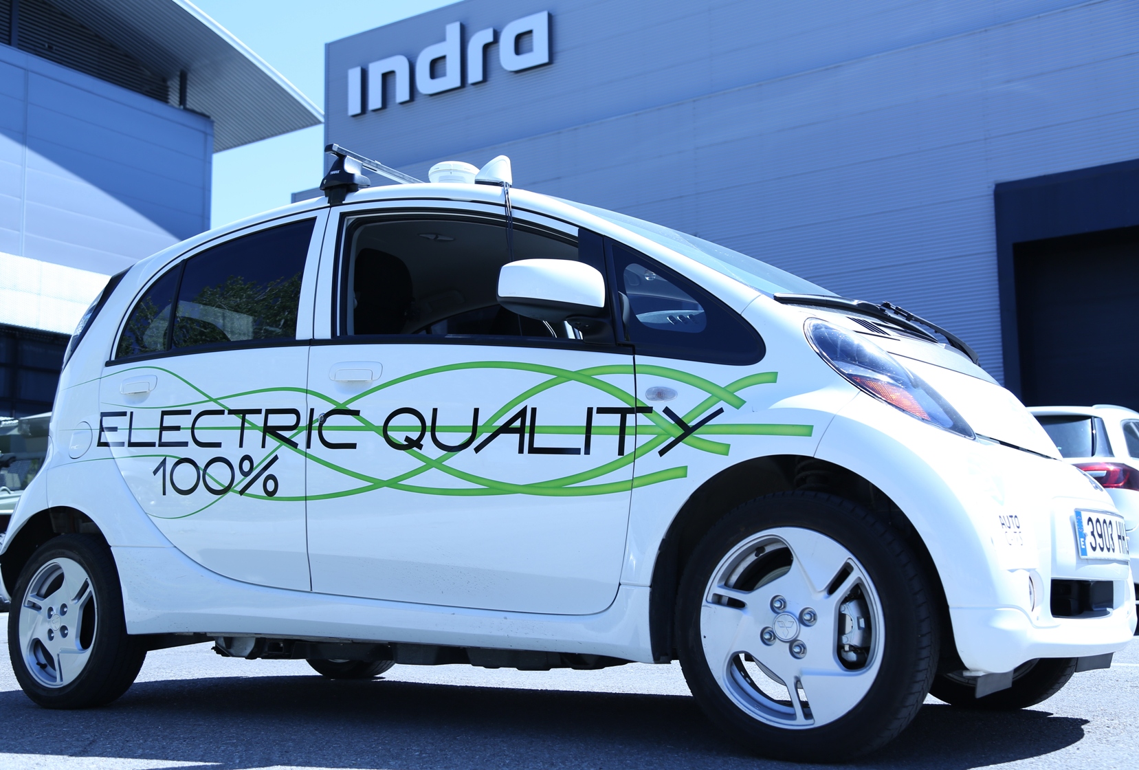 Indra launches tests of the autonomous vehicle in Madrid, within the framework of the AUTOCITS project