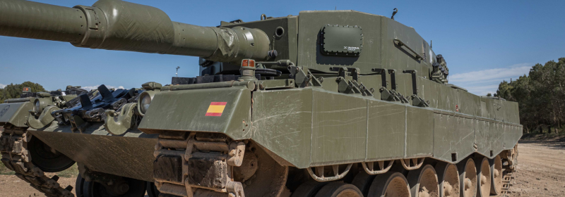 Indra prueba con éxito su radar Nemus de defensa activa en carros de combate Leopard