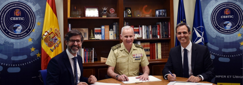 El Ministerio de Defensa e Indra Group firman un protocolo de actuación para impulsar la transformación digital del departamento