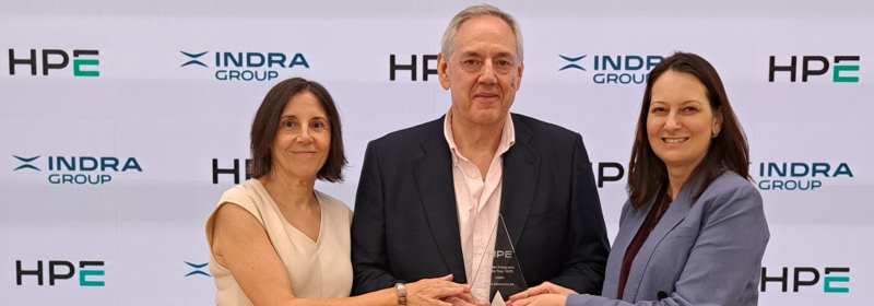 Hewlett Packard Enterprise acknowledges Indra Group´s global leadership of complex technological projects that contribute to economic development