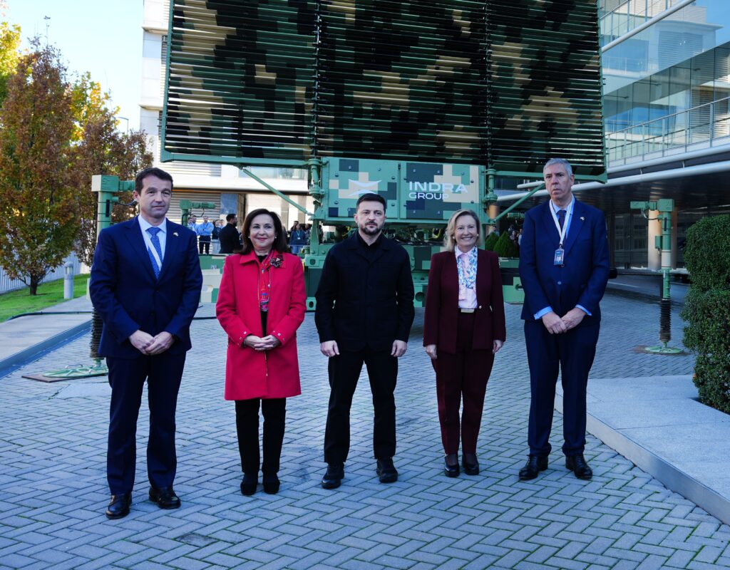 Indra Group Visita presidente Ucrania 1