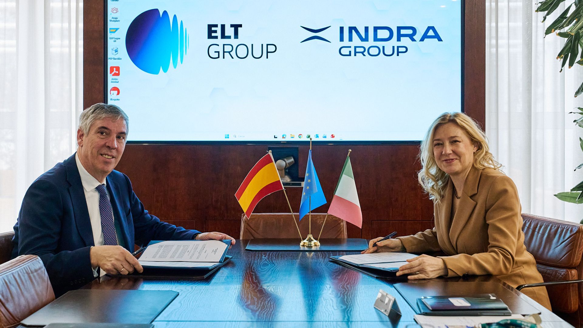 Indra Group and ELT Group sign a framework agreement to enhance their strategic cooperation in multi-domain defence
