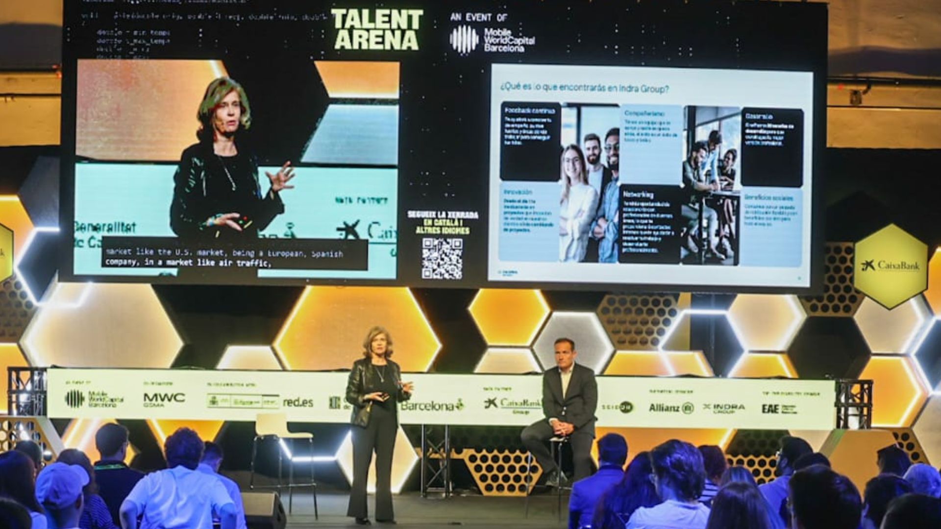 Indra Group muestra en el MWC su apuesta por el talento procedente de la formación profesional y cómo multiplica su impacto mediante la IA y otras tecnologías