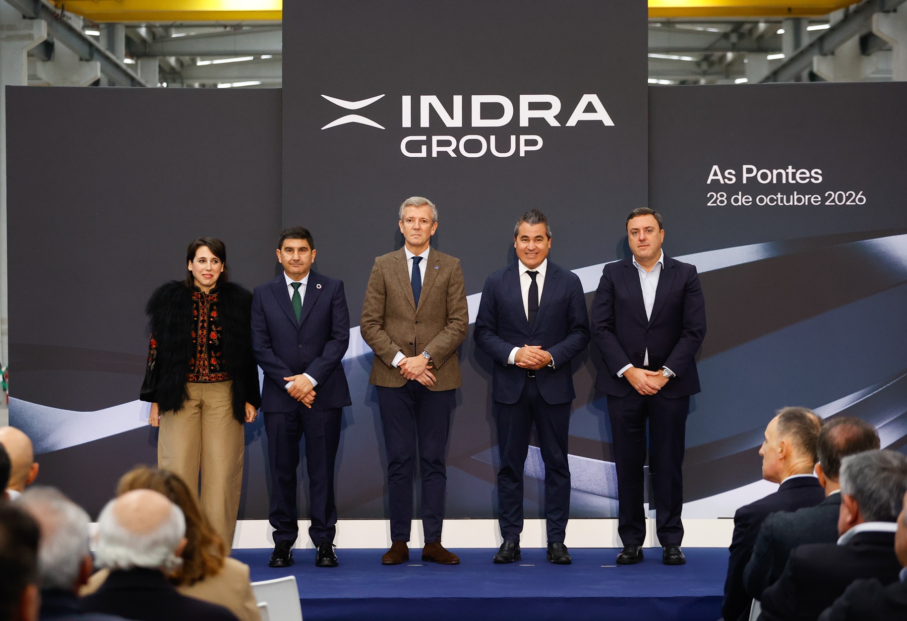 Indra presenta en As Pontes su tercera fábrica en el corredor norte de la defensa, con capacidad para producir 80 vehículos militares al año