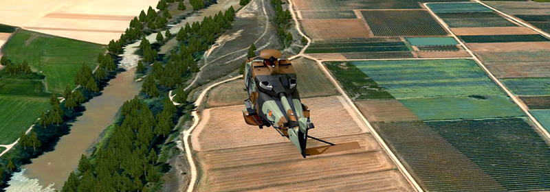 Simulador helicóptero