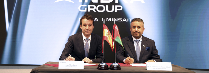 Indra ang Royal Air Force Oman sign agreement